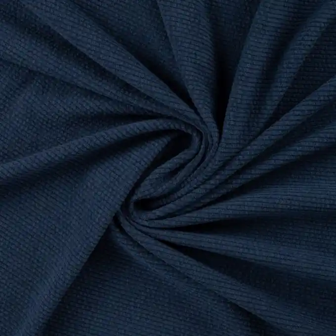 Stretch-Cordstoff 155 cm Marineblau MT - Nur noch heute