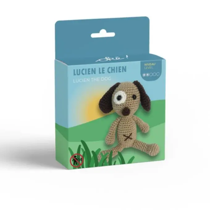 Amigurumi Häkelset Lucien der Hund für Kinder | Einfach bestellen