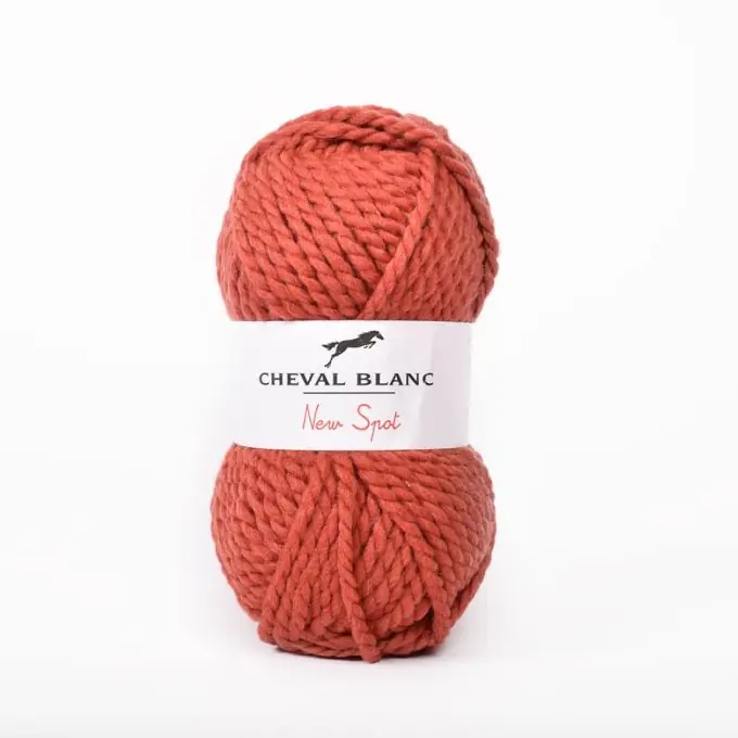 Dickes Mischgarn Newspot Ziegelrot Cheval Blanc - Direkt kaufen