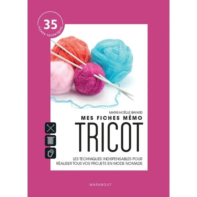 Top-Qualität | Strickkarten A6 bunt - Mes fiches mémo tricot