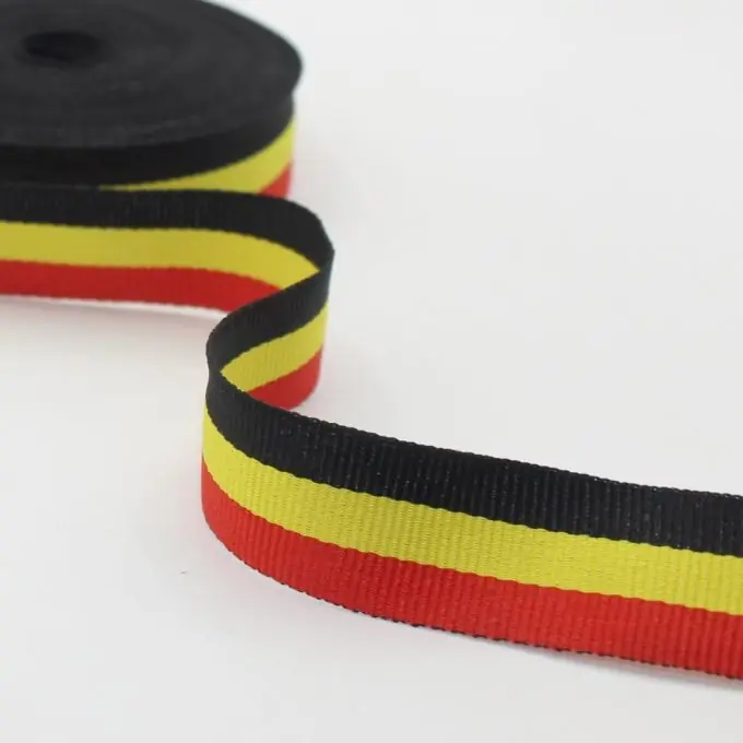 Band belgische Flagge 20mm - Neu