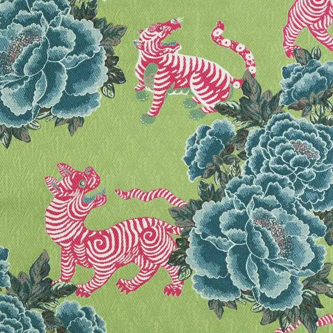 Jacquard Seoul grün - Sophie Ferjani | Letzte Stücke
