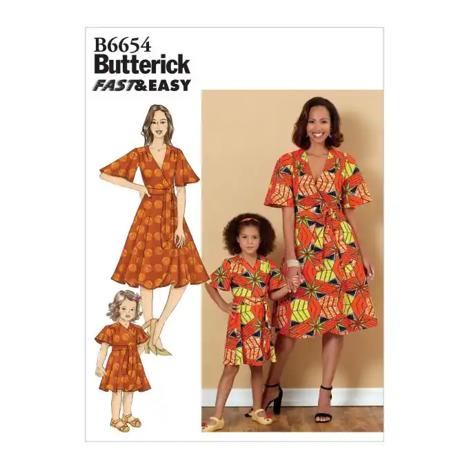 Butterick B6654A Damenkleid Schnittmuster Alle Größen - Preisknaller