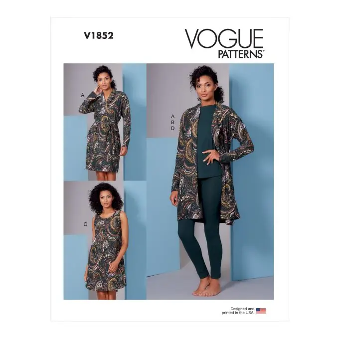 Neues Produkt | Vogue 1852A Schnittmuster Damenkleidung Set 34-48