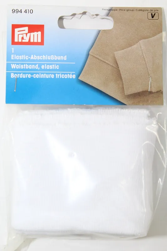 1 Elastic Abschlussbund weiss - Knallerpreis