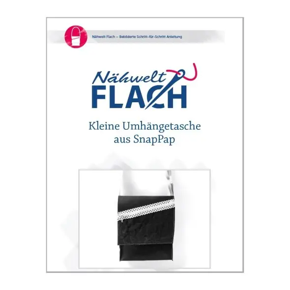 "Kleine Umhängetasche aus SnapPap" Download Anleitung Nähwelt Flach - Einfache Rückgabe